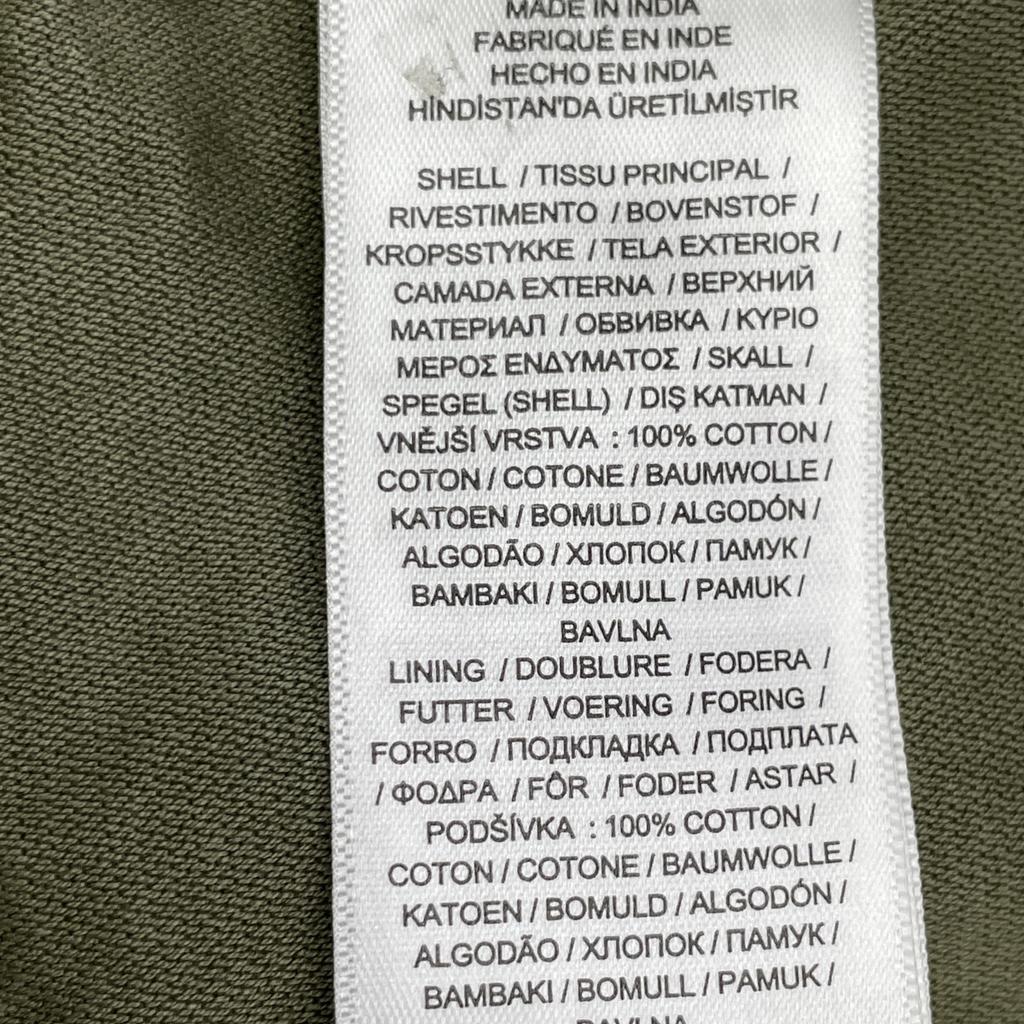 Polo Ralph Lauren Relaxed Fit Surplus Black Twill Jacket Jacket XXS khakiUsed