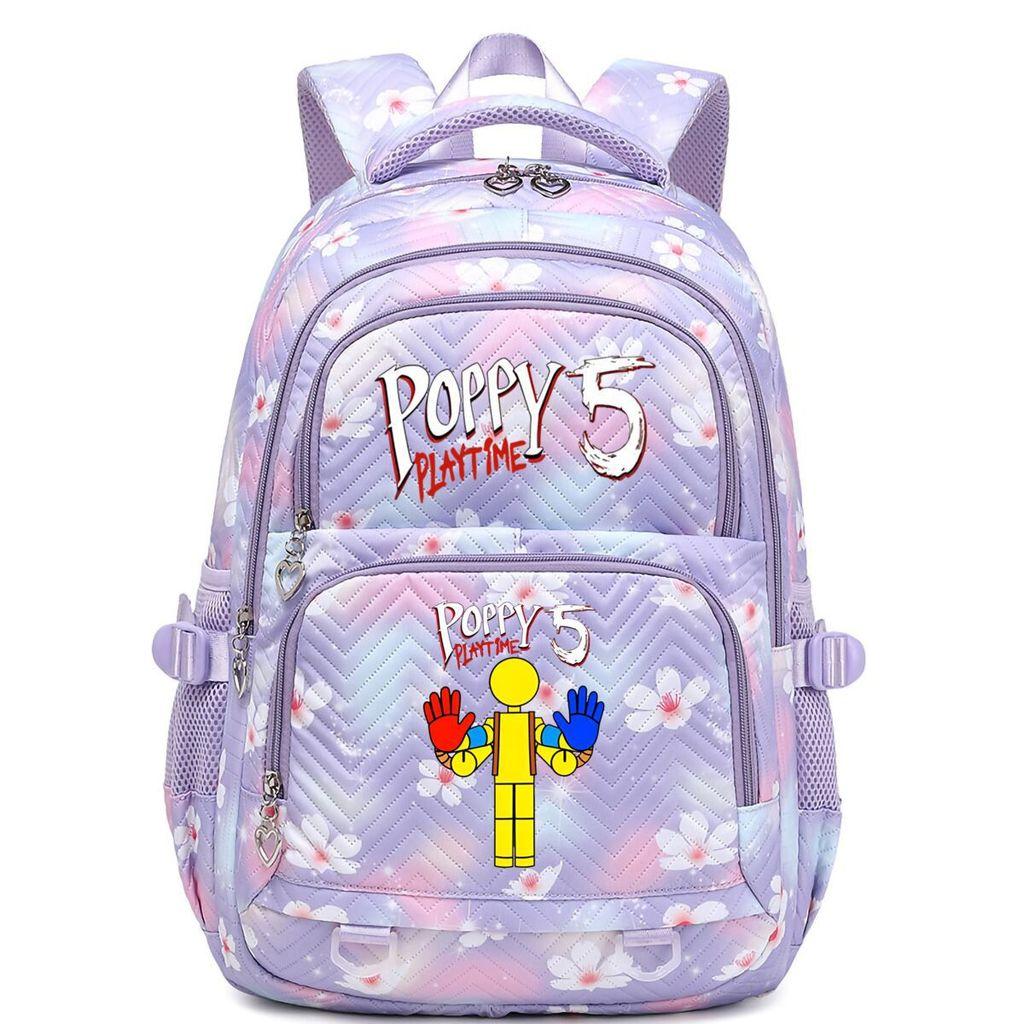 

Kids Boys Girls Lily Lovebraids Printed Student School Bag Waterproof Large Backpack 44*34*17cm