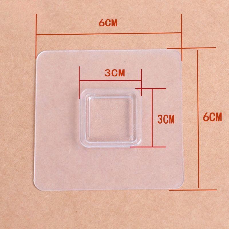 

Square Adhesive Buckle without Punching Holes, Waterproof and Moisture-Proof Accessories, Seamless Adhesive Buckle 1pcs