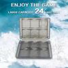 28-in-1 Game Card Case for 3DS/DS Series, Portable PP Box with SD/TF & Stylus Slots