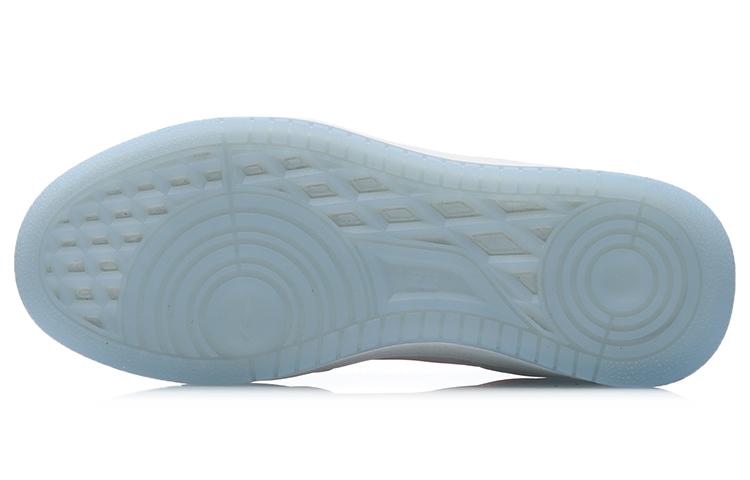 Li Ning NO.258 Slip Resistant Abrasion Resistant Low Top Skateboard Shoes Women's White Orange AGCR202-1