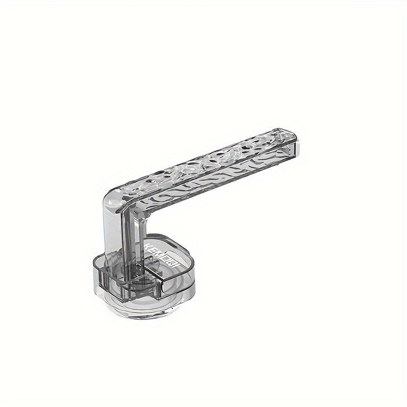 

Крючок на присоске с рифленой ручкой серый