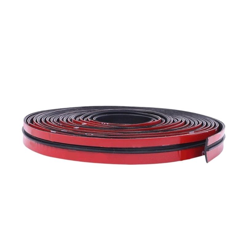 Automotive T Profile Rubber Sealing Strips 6M Noise Reduction Dustproof Waterproof Elastic Car Door Seal Weatherproof