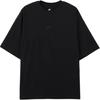 Solid Color Logo Pullover Short Sleeve Crew Neck T-Shirt Men Tops Black FB9767-010