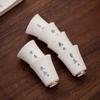 6Pcs/set Ceramic Tea Cup Set Mutton Fat Jade Porcelain Antique Kung Fu Cups Hand Painted Teacup Home Tea Set Chinese Style Gifts