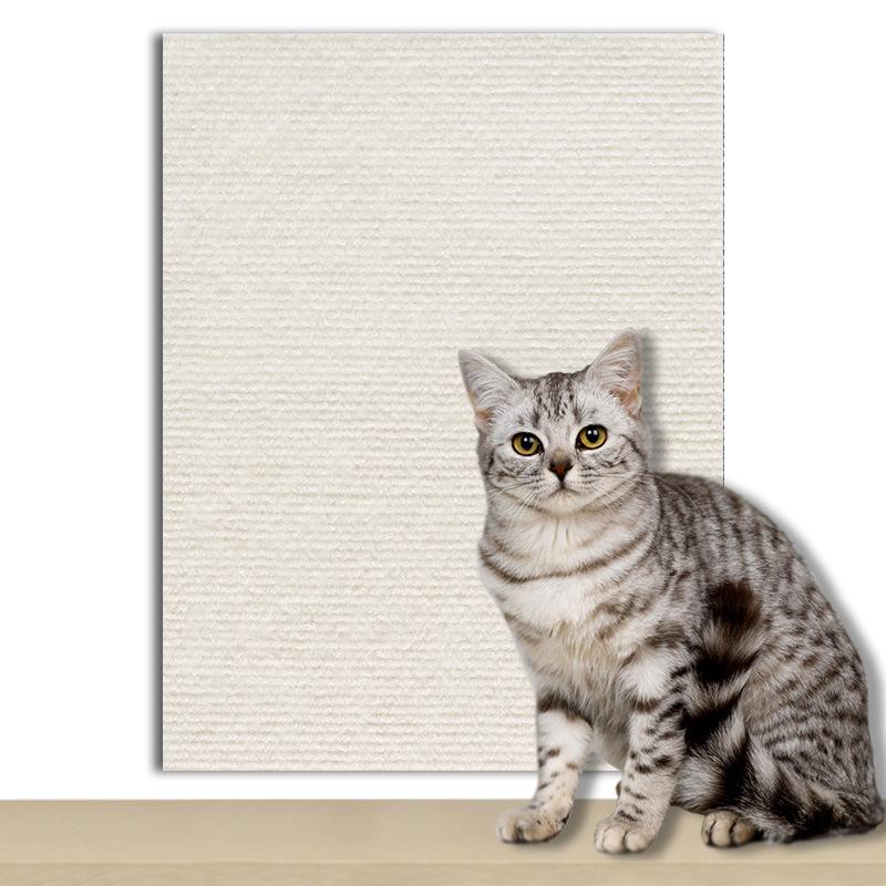 Sofa Protector Sticker: Self-adhesive Fabric Cats Scratch Pad, Cut To Size for Furniture & Walls.