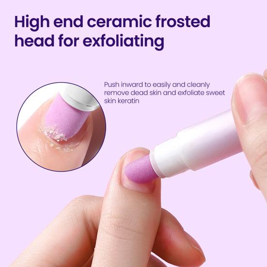 3.5ML 3-in-1 Nail Care Pen Cuticle Pusher Nail Oil Pen with Ceramic Tip Men Women Hangnail Dry Damaged Nails Cuticle Treatment Remover Pen