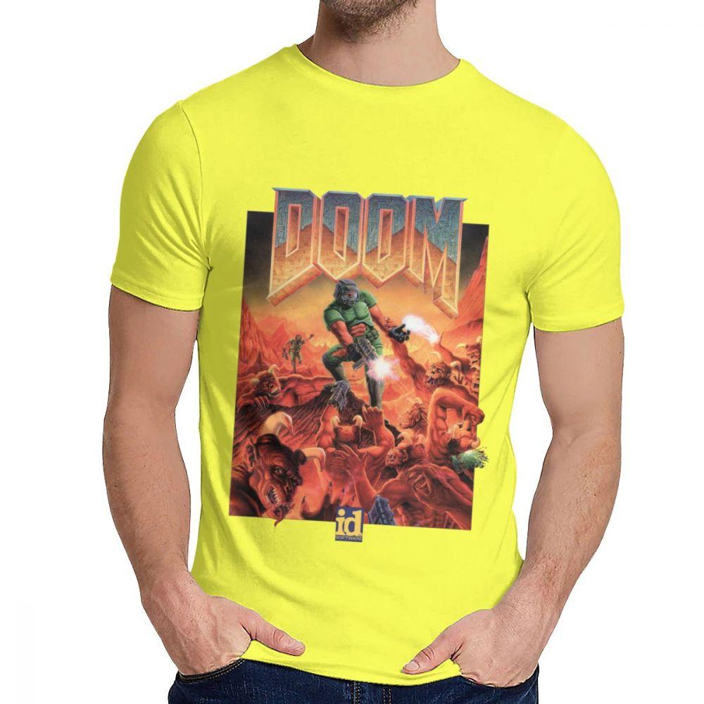 Picture Custom Doom Ii Hell On Earth 1994 T Shirt For Male Summer Cool Man 100