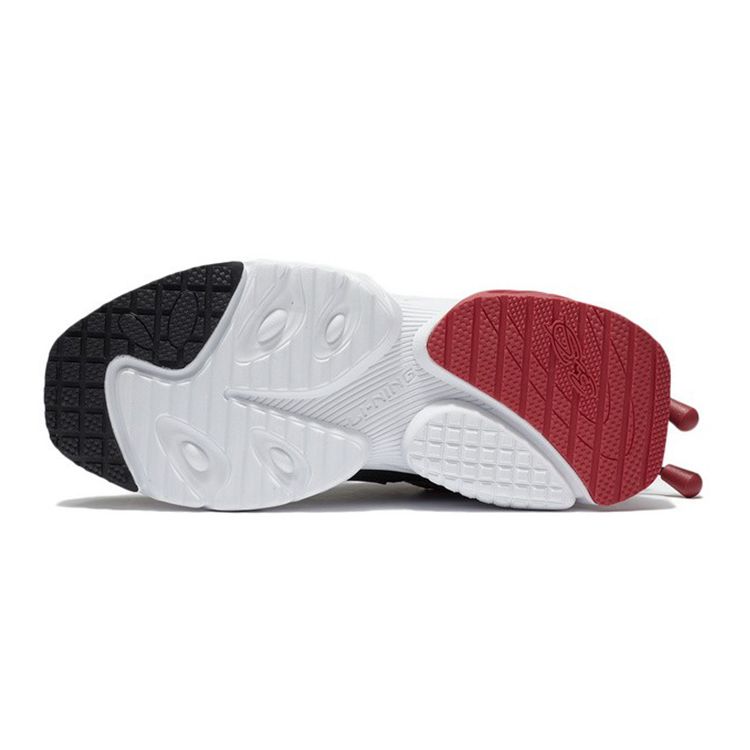 LiNing Casual Starry Cushioning Non-Slip Wear-Resistant Low-Top Running Shoes Kids Running Shoes Black YKCS006-1