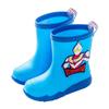 Boys' Rain Boots Ultraman Kindergarten Outdoor Thick-Soled Zero Children's Rain Shoes Toddler Lightweight Non-Slip Waterproof Rubber Shoes
