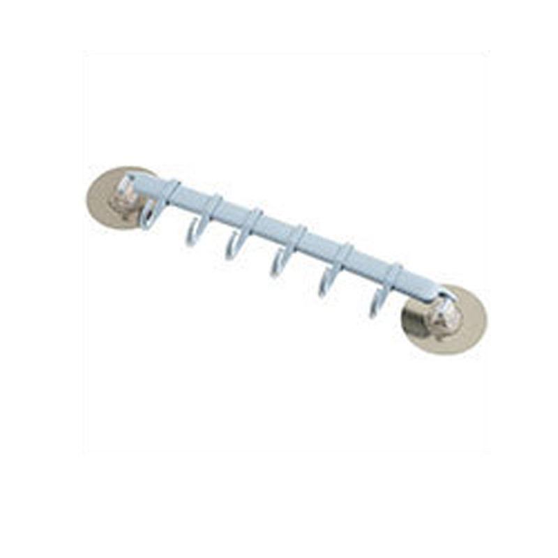 Kitchen Adjustable Hook Rack Double Suction Cup Towel Rack Hanging Shelves Hook Holder Lock Type Sucker Bathroom Accessories