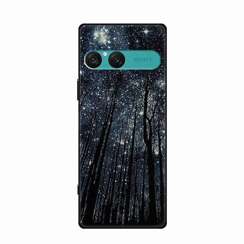 For Sony Xperia 10 VII Case Soft Silicone TPU Back Cover Protective Coque for Xperia10 VII 5G XQ-FE54 XQZ-CBFE Black Phone Cases