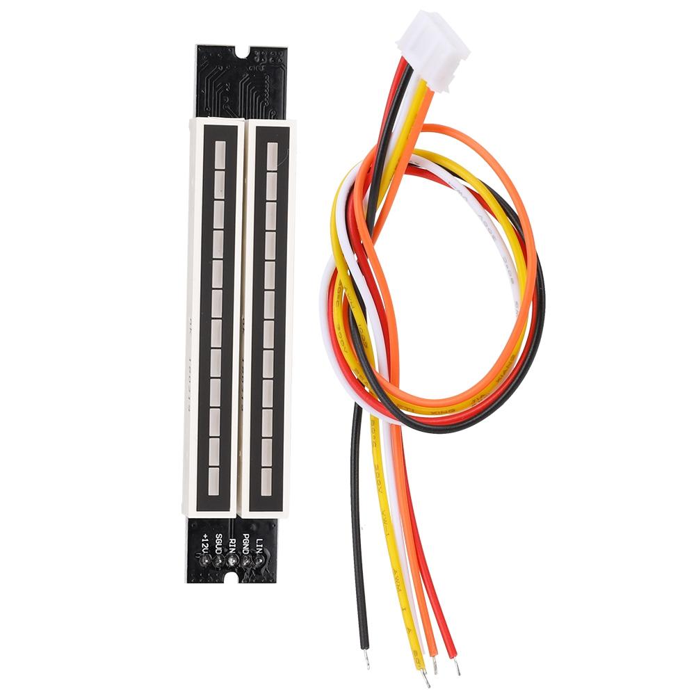 12 Level Indicator Dual 12 Stereo Level Indicator Adjustable Light Speed Level Meter Board Module with AGC Mode Stereo Indicator