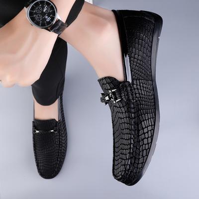 Μόδα Μόδα Γνήσιο Δέρμα Ανδρικά Casual Παπούτσια Slip on Business Loafers Πολυτελής Μάρκα Άνετα Ανδρικά Παπούτσια Γάμου Πάρτι Ανδρικά Επίσημα Παπούτσια