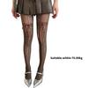 Women's Patterned Fishnet Net Stockings Garter Belt Tights Suspender Pantyhose Fishnets Thigh High Stockings Hosiery