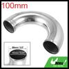 Uxcell Bend Elbow Tube Aluminum Alloy Car Univesral 25/38/45/51/63/76/89/102mm OD 100mm Length 90/180 Ddgree Air Intake Tube