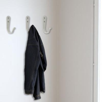10Pcs Metal Wall Hooks Easy Installation Small Strong Coat Towel Hooks with Nails Multifunctional Hanging Hooks Organizer