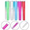 5Pcs Glass Nail File with Case Double Sided Etched Surface Files Professional Glass File Stocking Stuffers For Women