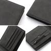 Fashionable Multi-Card Slot Wallet for Men Folding Large Capacity Coin Purse Short Wallet in PU Leather