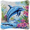 Cute Animals Dog Parrot Cross Stitch Needlework Set Diy Latch Hook Throw Pillow Embroidery Pillow Hook Kit Set For Needlework 