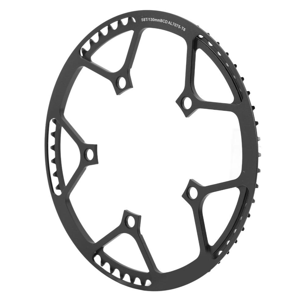 58T Bicycle Chainring Aluminum Alloy Bike Chainwheel Durable Folding Bike Chainring  BMX Bike