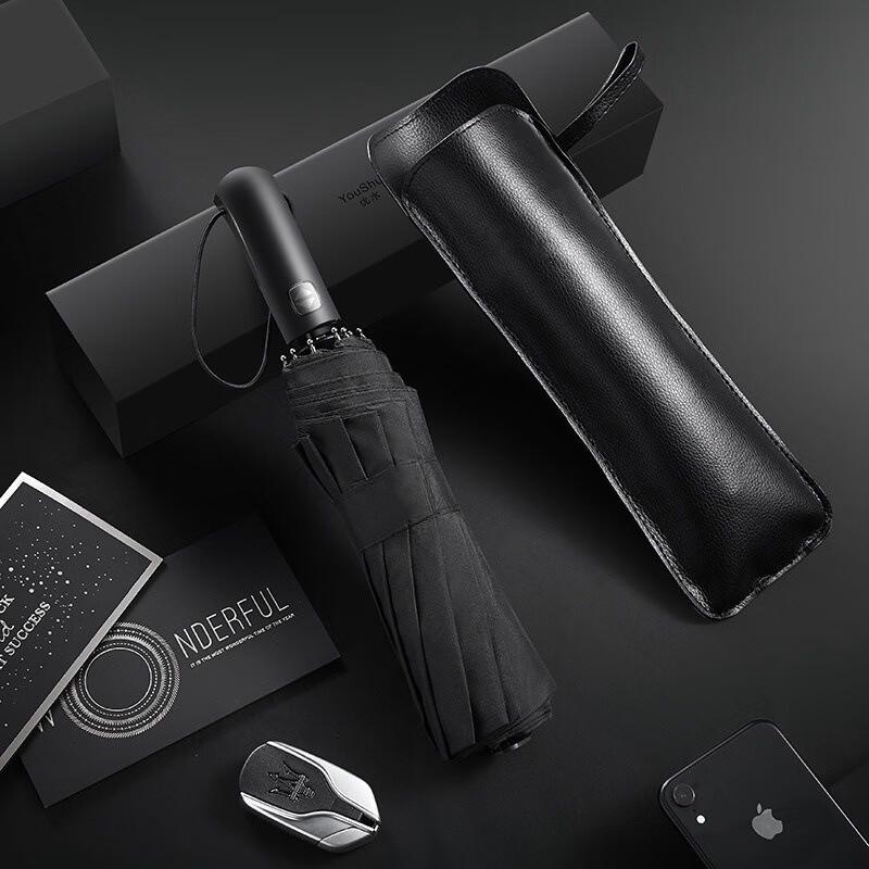 Liliang 10-Rib Automatic Men's Business Umbrella Gift Set
