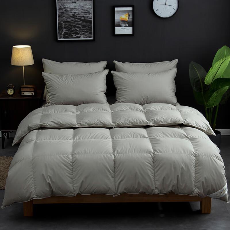 All-Cotton Warm Core White Goose Down Comforter