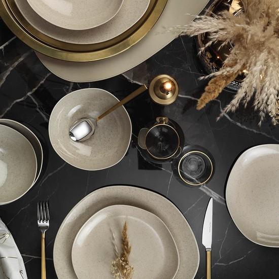 

Набор столовой посуды Kütahya Porcelain Soho 24 Prc Pearl 02 Cinnamon