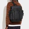New COACH Hitch Canvas With Leather Backpack Tubas Men's Black CE472-CHR