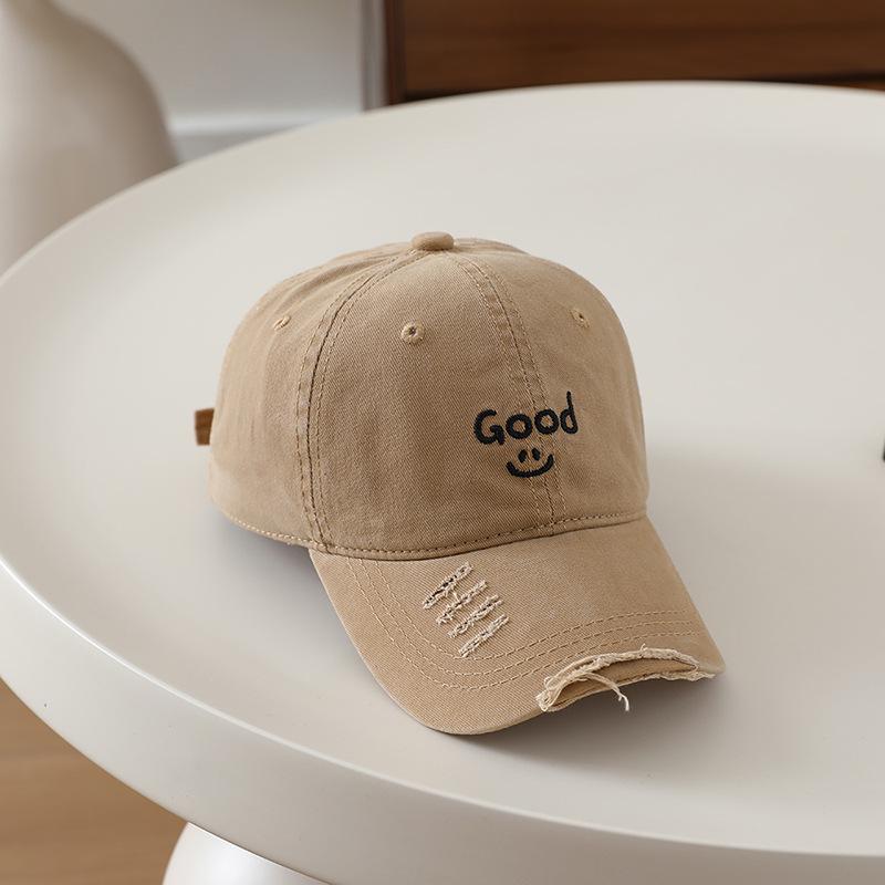 Korean Style Soft Top Kids' Baseball Cap with Sun Protection - Unisex Spring/Autumn Visor Hat