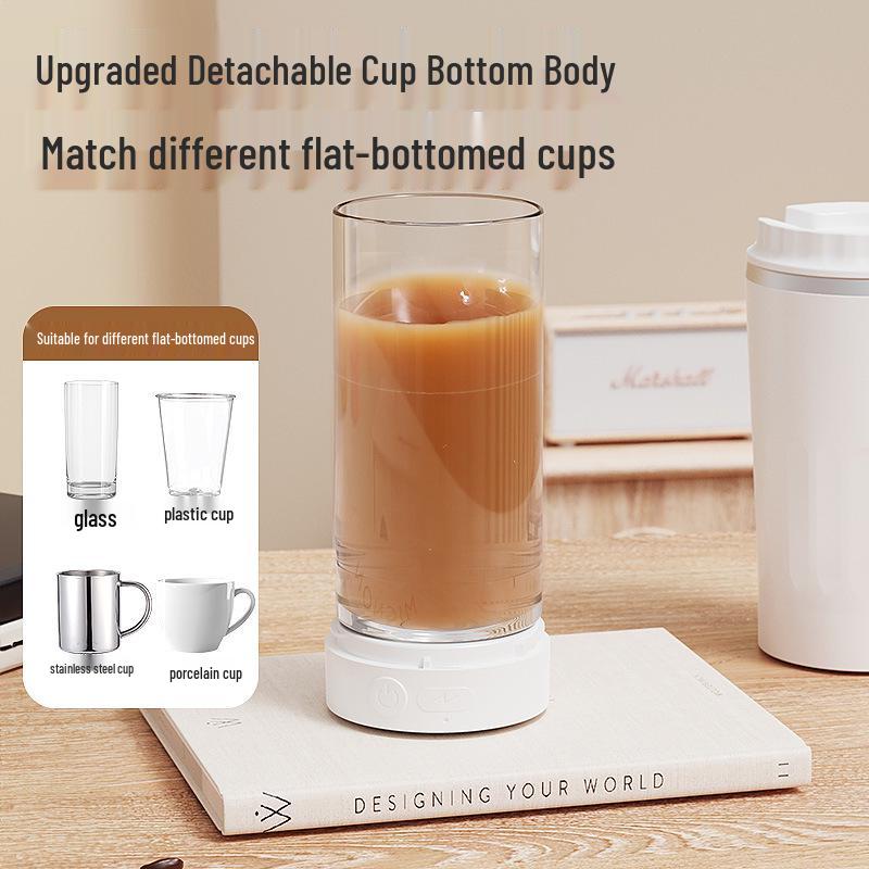 Rechargeable Luxury Stainless Steel Automatic Stirring Coffee Cup - Portable USB Essential for the Lazy