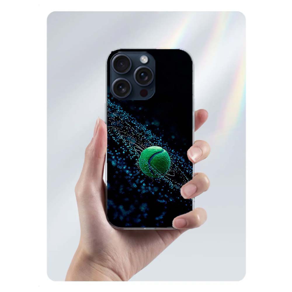 Tennis Sport Capa Handyhülle Für Iphone 17 Air 16 Pro Max 15 12 Pro 14 Plus 17E 16E 11 13 Mini Hüllen Cases Fundas Cell Klar TPU