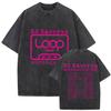 Vintage Washed Ed Sheeran Play Tour 2026 Pop Music TShirt Men Women Harajuku Fashion Fans Oversized T Shirt Hip Hop Streetwear