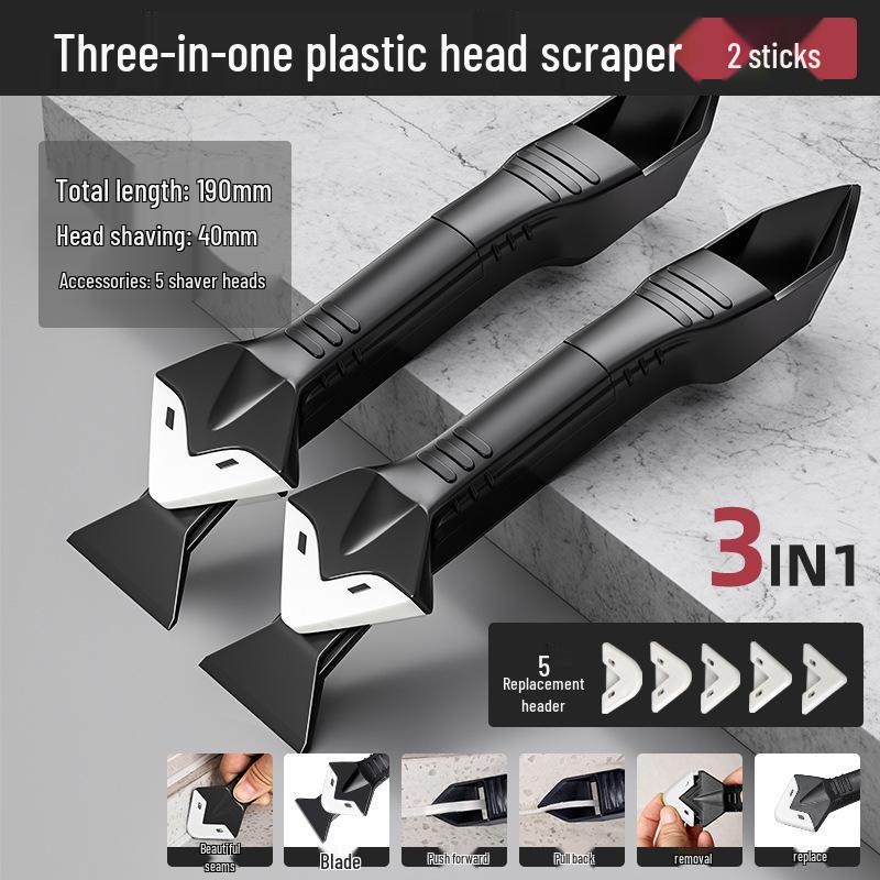 Multifunctional Caulk and Glue Scraper Spatula for Seam Filling and Cleaning