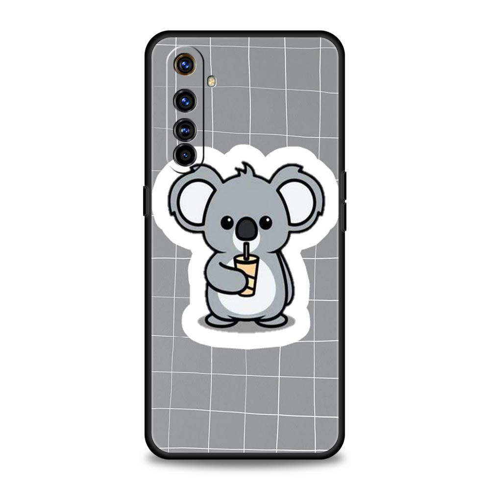 Koala Phone Case For Realme 12 11 10 9 8 5G 7 6 GT5 GT3 GT2 Pro Plus C21 C11 C25 C35 For Realme GT Neo 2 3 3T 5 Cover