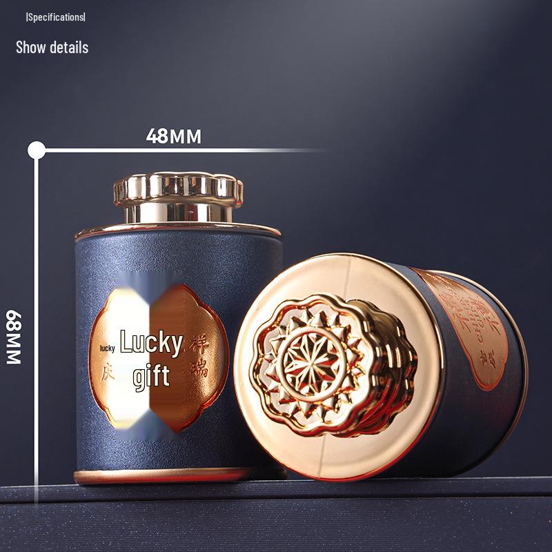 Compact Paper Tea Can for Black/Rock Tea - Sealed Packaging Box