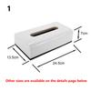 Napkin Case Durable Construction Large Capacity Solid Color Paper Box Easy To Fill Decorative Cube Tissue Holder Dispenser