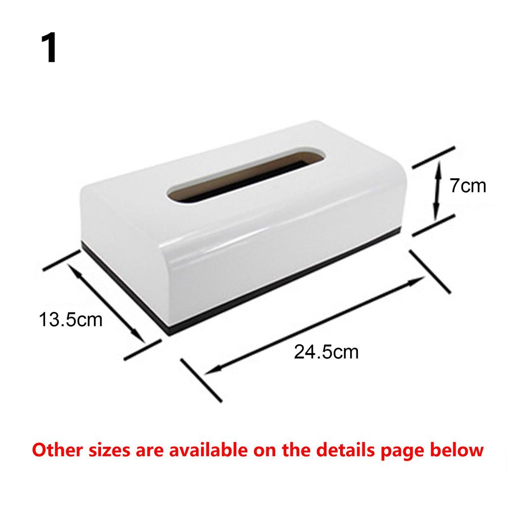Napkin Case Durable Construction Large Capacity Solid Color Paper Box Easy To Fill Decorative Cube Tissue Holder Dispenser