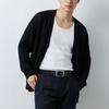 [EsengNoyi] Men's Belt, Large Size, Casual, Brand, Business, Gentleman's Leather, Suit, Black, Genuine Leather, 110cm