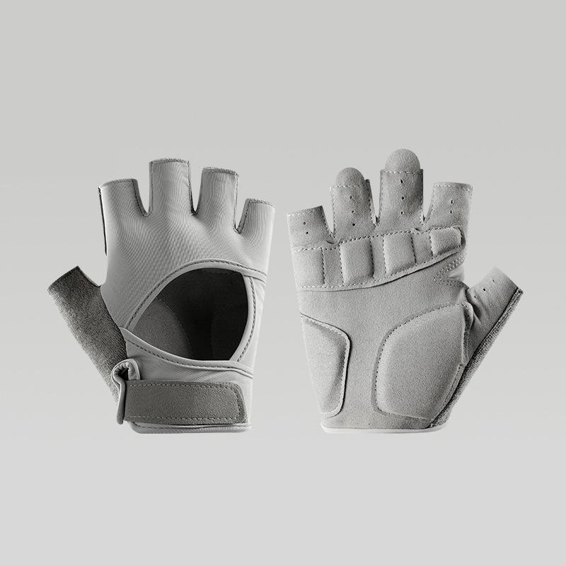 Wear Resistant Fitness Gloves Breathable Fingerless Gloves Cycling Half Finger Gloves Yoga Sports Mittens