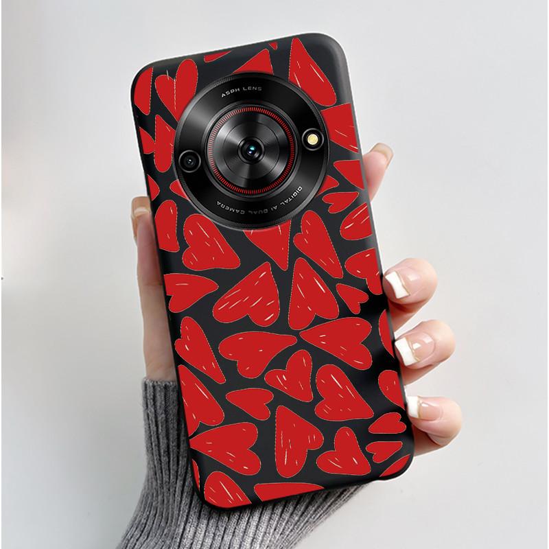 Phone Casing For ZTE Blade A75 5G Z2357N Nubia Focus 5G Case Luxury Dragon Cute Cool Boys Girls Black Soft TPU Back Shell Cover