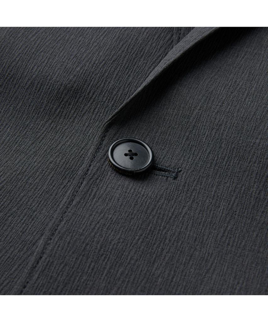 Customellow Gray Loose Fit Wrinkle Setup Jacket Cwjam26422Gyx
