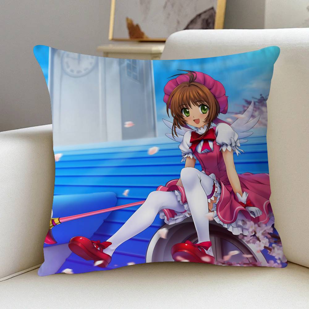 Anime C-Cardcaptor Sakura Personalized Pillow Dust Cover Bedroom Kids Party Decoration Pillowcase Birthday Children Gift