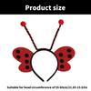 Bumble Bees Costume Kit for Kids Adult Bees Costume Ears Headband Antenna Sunglass for Halloween Cosplay Party Props