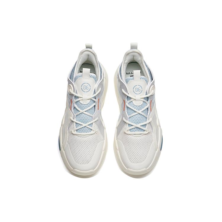 ANTA Life Collection Casual Shoes Men's Low Top Ivory White/Illusion Blue/Wall Gray 112238083-5