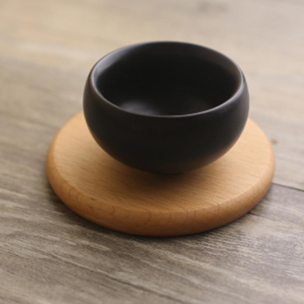 1Pcs Wood Placemats Coasters Tea Coffee Cup Pad Decor Durable Heat Resistant Square Round Drink Mat Bowl Teapot Holder 88cm