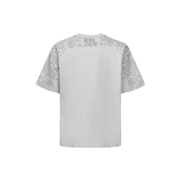 Evisu Cashew Flower Pattern Printed Oversized T-Shirt Men tops 2ESGNM4TS5093LFCT