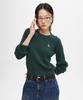 GENERALIDEA Wool Cable Crew Neck Pullover [Green] / Gf7Lkp527