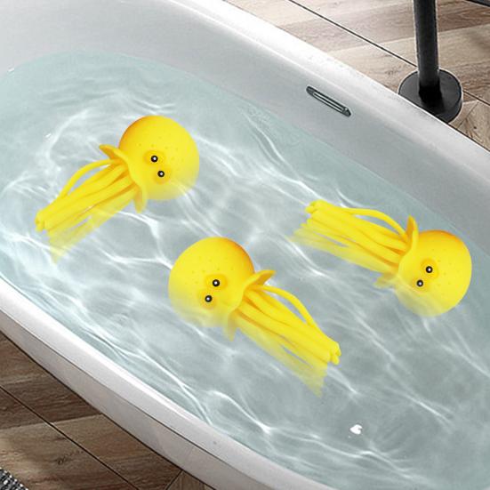 Squeeze Water Toy Self-absorbing Sponge Reused Anti-Break Creative Tricky Anxiety Relief Fine Workmanship Water Absorption Octopus Kids Bathtub