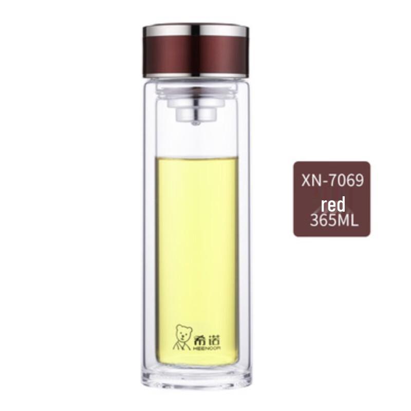 Xinuo Double-Layer Heat-Insulated Glass Tea Cup